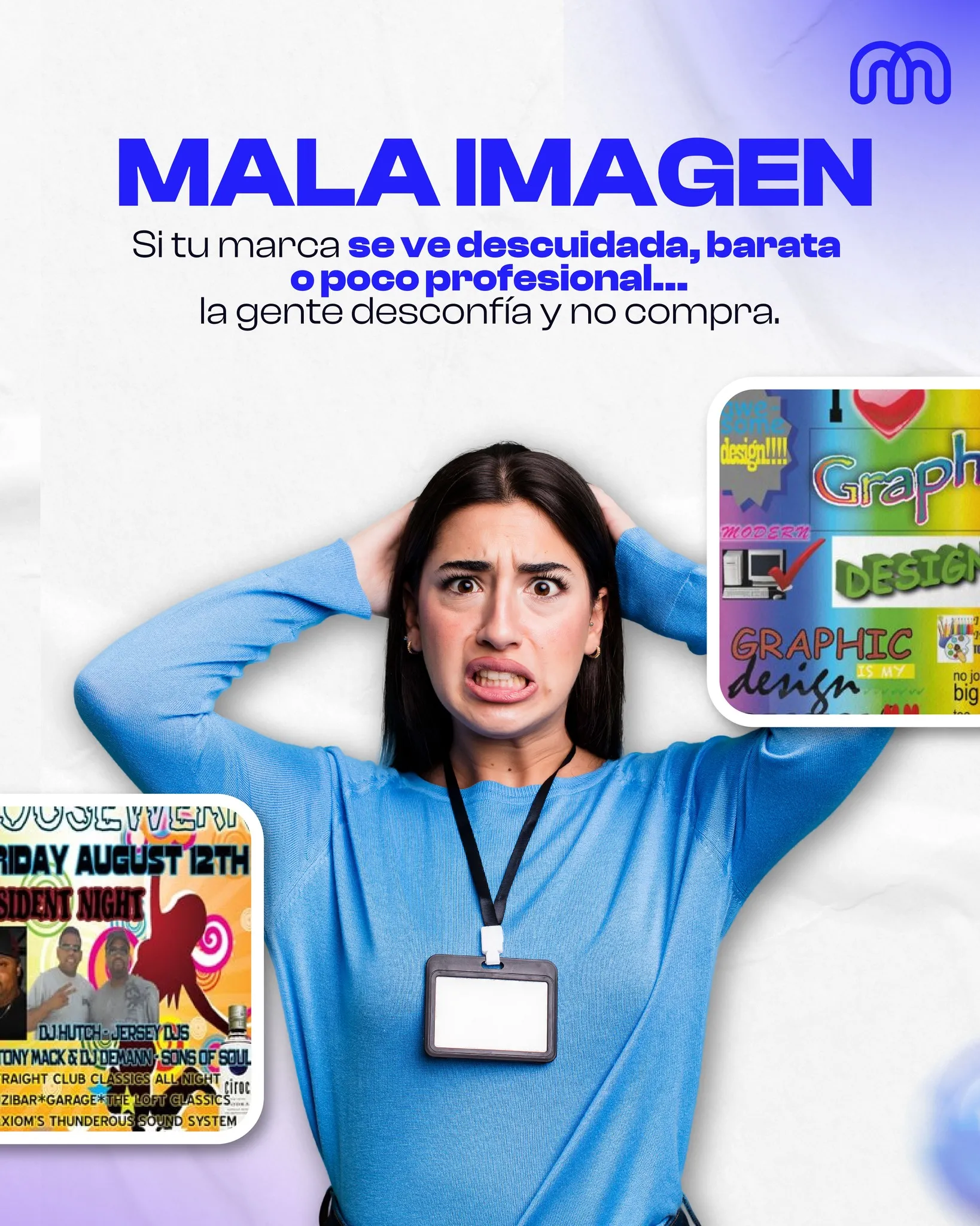 Pieza de identidad visual para marca local, diseño 2